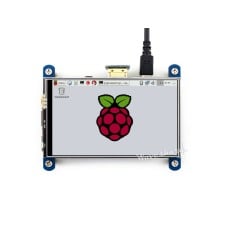 Waveshare Varžinis lietimui jautrus ekranas Raspberry Pi mikrokompiuteriui - LCD IPS 4