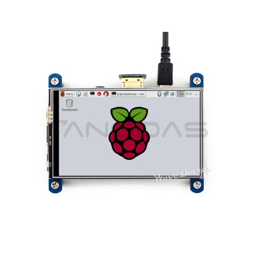 Waveshare Resistive touch Display for Raspberry Pi - LCD IPS 4