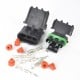 Weatherpack 3-pin connector set - plug + socket - hermetic connector Weatherpack 3-pin connector set - plug + socket - hermetic connector