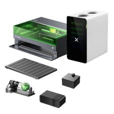 Lazerinės graviravimo staklės 2-in-1 xTool S1 40W - Viskas viename rinkinys - juodas