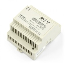 Power supply DIN30W12 is mounted on DIN rail 12V 2.5A 30W