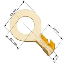 Ring non-insulated connection 0.5-2.5mm2
