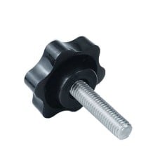 Star knob M6x16mm - knob, bolt with bakelite head