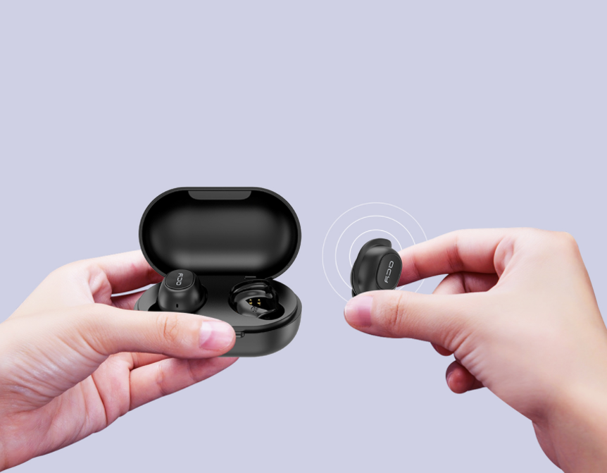 Bluetooth Earphone Qcy T5s T9s QYC Mobile QCY T5 Noise Canceling